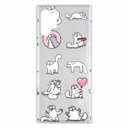 Чохол для Samsung Note 10 Plus Кот Саймона емоції - PrintSalon