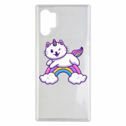 Чехол для Samsung Note 10 Plus Котик-единорог - PrintSalon