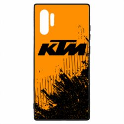 Чехол для Samsung Note 10 Plus KTM and grunge background - PrintSalon