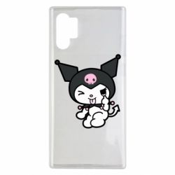 Чехол для Samsung Note 10 Plus Kuromi hello kitty
