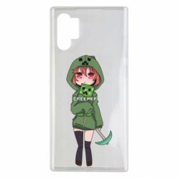 Чехол для Samsung Note 10 Plus Minecraft anime - PrintSalon