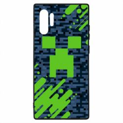 Чехол для Samsung Note 10 Plus Minecraft Creeper - PrintSalon