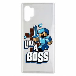 Чехол для Samsung Note 10 Plus Minecraft Like a Boss - PrintSalon
