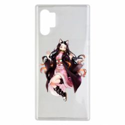 Чохол для Samsung Note 10 Plus Nezuko cat - PrintSalon