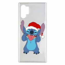 Чехол для Samsung Note 10 Plus Новогодний Стич