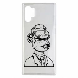 Чехол для Samsung Note 10 Plus Обезьяна в виртуальных очках