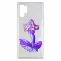 Чехол для Samsung Note 10 Plus Purple Mermaid Barbie