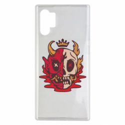 Чехол для Samsung Note 10 Plus Skull face - PrintSalon
