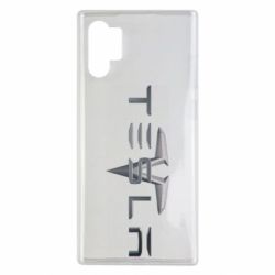 Чехол для Samsung Note 10 Plus Tesla Car logo
