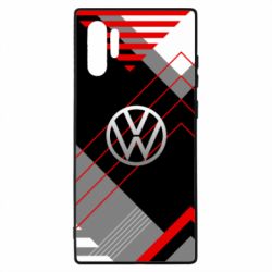 Чехол для Samsung Note 10 Plus Volkswagen logo and abstraction - PrintSalon