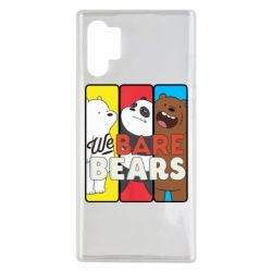 Чехол для Samsung Note 10 Plus We bare bears collage