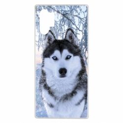 Чохол для Samsung Note 10 Plus Winter Husky - PrintSalon