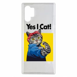 Чехол для Samsung Note 10 Plus Yes I Cat - PrintSalon