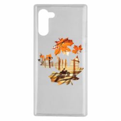 Чехол для Samsung Note 10 Проезжая осень - PrintSalon