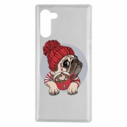 Чехол для Samsung Note 10 Pug And Coffee - PrintSalon