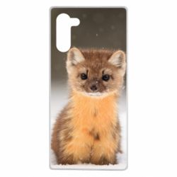 Чехол для Samsung Note 10 Пушистая куница - PrintSalon
