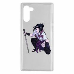 Чехол для Samsung Note 10 Sasuke with katana - PrintSalon