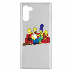 Чехол для Samsung Note 10 Simpsons At Home - PrintSalon