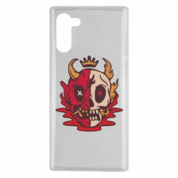 Чехол для Samsung Note 10 Skull face - PrintSalon