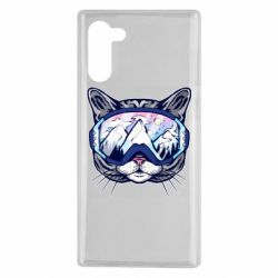 Чохол для Samsung Note 10 Snowboard Cat