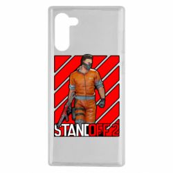 Чехол для Samsung Note 10 Standoff 2 Red Logo - PrintSalon