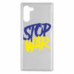 Чехол для Samsung Note 10 Stop this war - PrintSalon