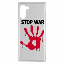 Чехол для Samsung Note 10 Stop War - PrintSalon