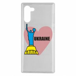 Чехол для Samsung Note 10 Ukraine in heart - PrintSalon