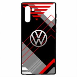 Чехол для Samsung Note 10 Volkswagen logo and abstraction - PrintSalon