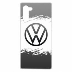 Чохол для Samsung Note 10 Volkswagen logo and grunge - PrintSalon