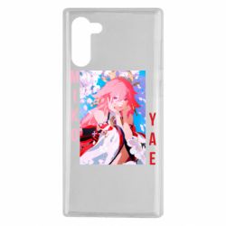 Чехол для Samsung Note 10 Yae Miko art - PrintSalon