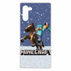 Чохол для Samsung Note 10 Зимовий Майнкрафт - PrintSalon