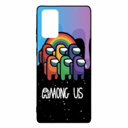 Чехол для Samsung Note 20 Among Us art paints - PrintSalon