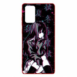 Чохол для Samsung Note 20 Anime Girl Glitch - PrintSalon