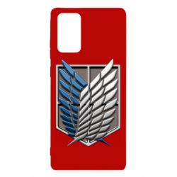 Чехол для Samsung Note 20 Attack Titan Survey Corps Logo 3D - PrintSalon