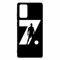 Чехол для Samsung Note 20 Cristiano Ronaldo Silhouette Art - PrintSalon