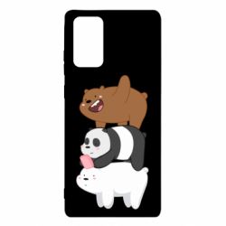 Чехол для Samsung Note 20 Гризли Панда и Белый - PrintSalon