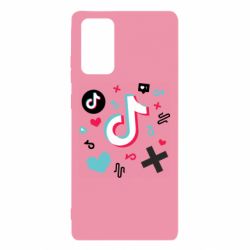 Чехол для Samsung Note 20 Icons TIK TOK - PrintSalon