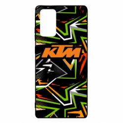 Чохол для Samsung Note 20 KTM orange logo - PrintSalon
