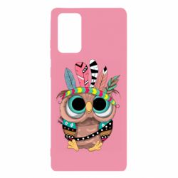 Чехол для Samsung Note 20 Little owl with feathers - PrintSalon