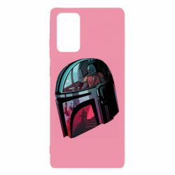 Чехол для Samsung Note 20 Mandalorian Helmet profil - PrintSalon