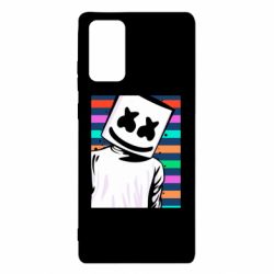 Чехол для Samsung Note 20 Marshmello Colorful Portrait - PrintSalon