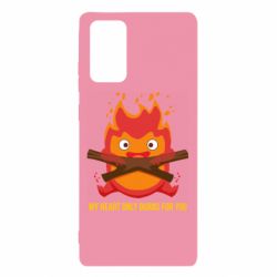 Чехол для Samsung Note 20 MY HEART ONLY  BURNS FOR YOU - PrintSalon