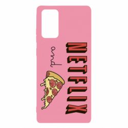 Чехол для Samsung Note 20 Netflix and pizza - PrintSalon