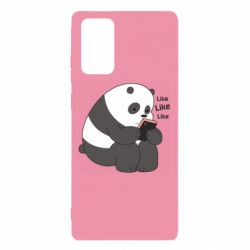 Чехол для Samsung Note 20 Панда лайк - PrintSalon