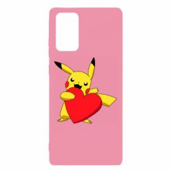Чехол для Samsung Note 20 Pikachu Heart - PrintSalon