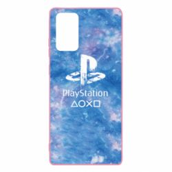 Чохол для Samsung Note 20 Playstation on tai dai background - PrintSalon