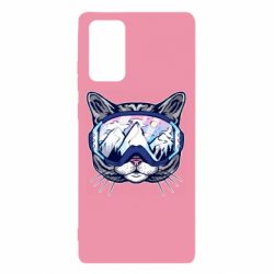 Чехол для Samsung Note 20 Snowboard Cat - PrintSalon