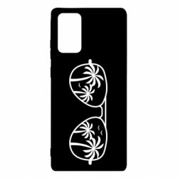 Чехол для Samsung Note 20 Sunglasses And Palm Trees - PrintSalon