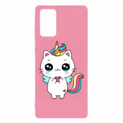 Чехол для Samsung Note 20 The cat is unicorn - PrintSalon